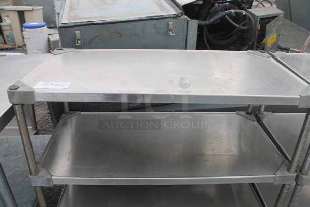 Stainless Steel 3 Tier Shelving Unit. - Image 3 of 4