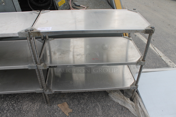 Stainless Steel 3 Tier Shelving Unit. - Image 1 of 4