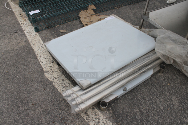 BRAND NEW SCRATCH AND DENT! Stainless Steel Tabletop, Under Shelf and Legs. - Image 4 of 4