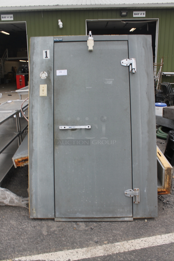 6'x4' Norlake SELF CONTAINED Walk In Freezer Box w/ Copeland KAJB-010E-CAV-800 208-230 Volts, 1 Phase Compressor. Information Provided By The Consignor But Not Verified By PCI Auctions. Picture of the Unit Before Removal Is Included In the Listing. - Image 2 of 9