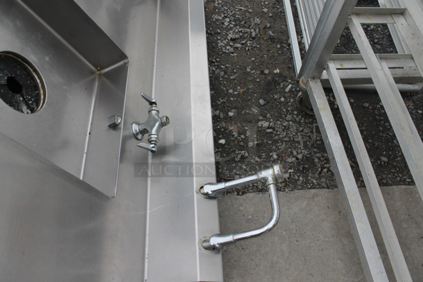 Stainless Steel Commercial Left Side Dirty Side Dishwasher Table w/ Salvajor Garbage Disposal and Control Box. Bay 20x20 - Image 4 of 4