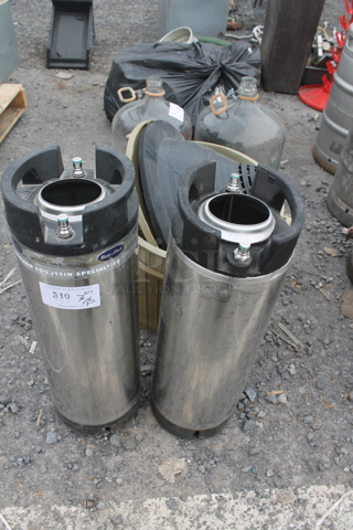 2 Metal Home Brew Kegs. 2 Times Your Bid!