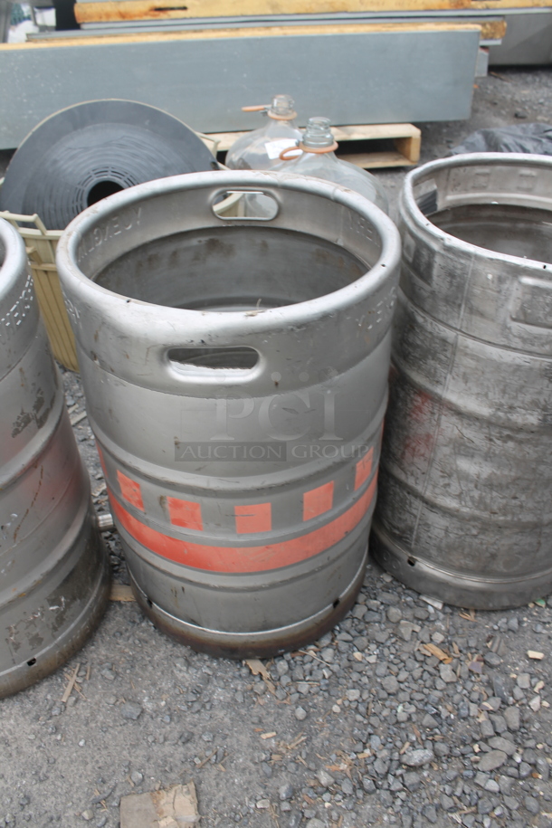 4 Metal Half Barrel Kegs. 4 Times Your Bid! - Image 3 of 8