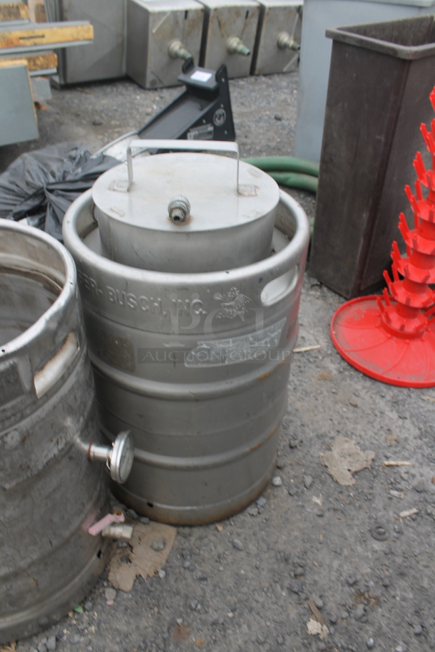 4 Metal Half Barrel Kegs. 4 Times Your Bid! - Image 5 of 8