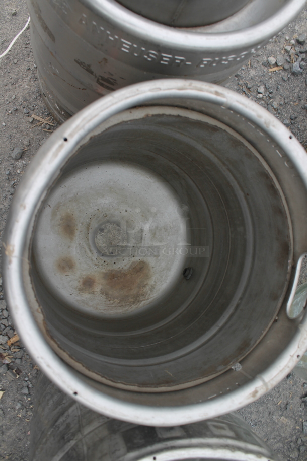 4 Metal Half Barrel Kegs. 4 Times Your Bid! - Image 7 of 8