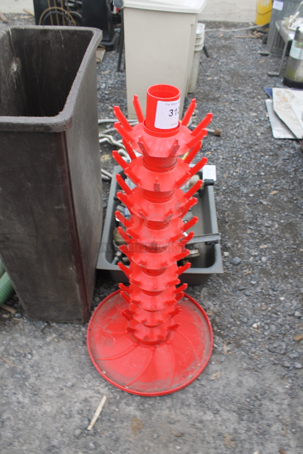 Red Poly Rack - Image 2 of 2
