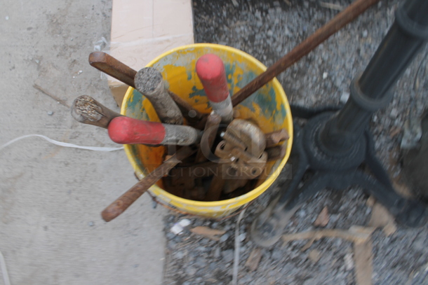 ALL ONE MONEY! Lot of Tools in Poly Bucket - Image 2 of 2