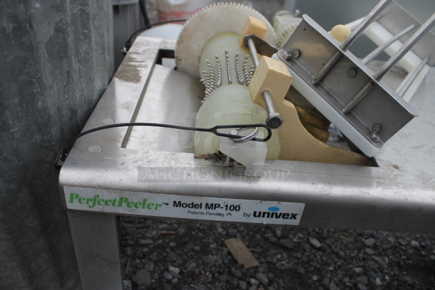 Univex Perfect Peeler MP-100 Metal Countertop Manual Melon Peeler - Image 3 of 3