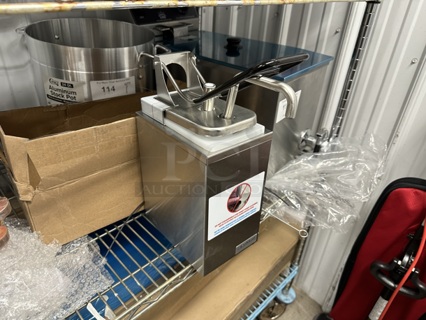 BRAND NEW SCRATCH AND DENT! Server SR-1 Stainless Steel Commercial Countertop Topping Pump