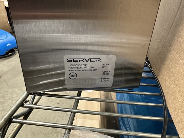 BRAND NEW SCRATCH AND DENT! Server SR-1 Stainless Steel Commercial Countertop Topping Pump - Image 4 of 5