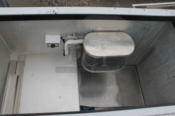 2021 Leader NLM48 Stainless Steel Commercial Prep Table on Commercial Casters. 115 Volts, 1 Phase. Tested and Powers On But Does Not Get Cold - Image 3 of 6