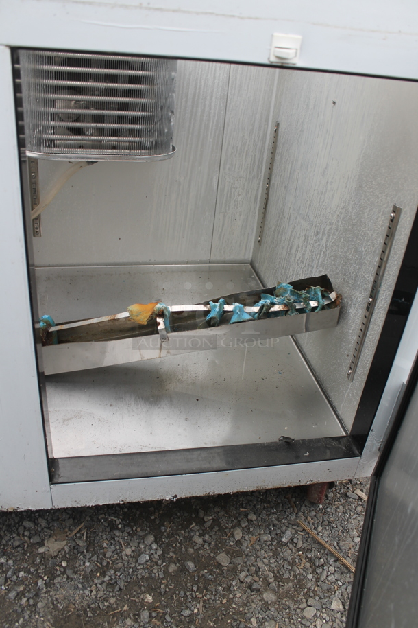 2021 Leader NLM48 Stainless Steel Commercial Prep Table on Commercial Casters. 115 Volts, 1 Phase. Tested and Powers On But Does Not Get Cold - Image 5 of 6