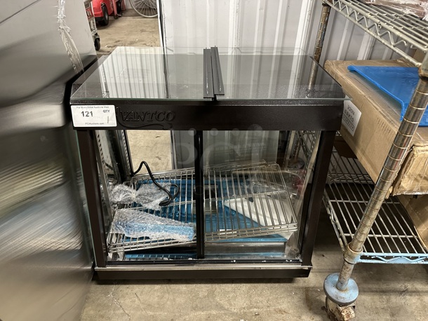 BRAND NEW SCRATCH AND DENT! 2023 Avantco 177HDC26 Metal Commercial Countertop 26" Heated Display Warmer Merchandiser. 120 Volts, 1 Phase.  - Image 2 of 5