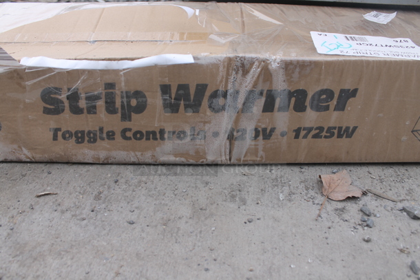 BRAND NEW IN BOX! ServIt SWT-72CP 72" High Wattage Strip Warmer with On/Off Toggle Controls and Cord. 120 Volts, 1 Phase.  - Image 5 of 6
