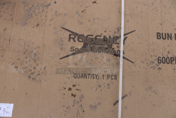 BRAND NEW IN BOX! Regency 600PR125K 12 Pan End Load Bun / Sheet Pan Rack - Unassembled - Image 5 of 5