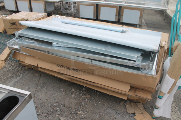 5 BRAND NEW IN BOX! Steelton 522ETSG24602 Stainless Steel 24" x 60" 18 Gauge 430 Stainless Steel Work Table with Undershelf and 2" Rear Upturn. 5 Times Your Bid! - Image 2 of 6