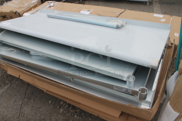 5 BRAND NEW IN BOX! Steelton 522ETSG24602 Stainless Steel 24" x 60" 18 Gauge 430 Stainless Steel Work Table with Undershelf and 2" Rear Upturn. 5 Times Your Bid! - Image 3 of 6