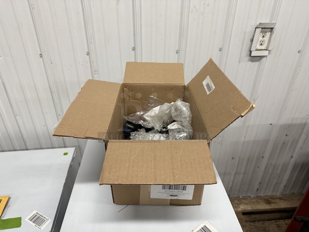 BRAND NEW SCRATCH AND DENT! Chicago Faucets AB686-117KCP 509-SSVBL12XKCAB Deck-Mounted Pre-Rinse Faucet with 8" Fixed Centers and Inline Vacuum Breaker - Image 2 of 7