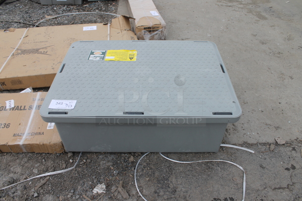 BRAND NEW SCRATCH AND DENT! Endura 3925A02LO Lo-Pro 50 lb. 25 GPM Low Profile Grease Trap with - Image 3 of 5