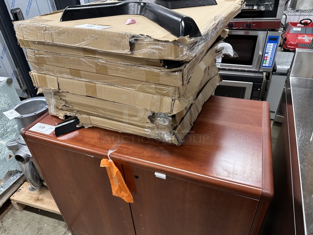 BRAND NEW SCRATCH AND DENT! Hon 328HON10729C 107291CO 10700 Series 36" x 20" x 29 1/2" Cognac Locking Storage Cabinet - Image 3 of 5