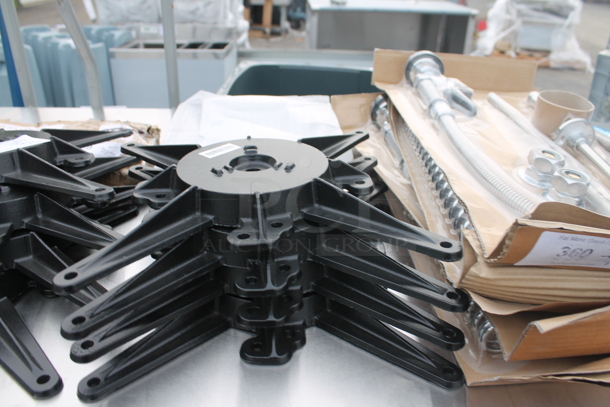 8 BRAND NEW SCRATCH AND DENT! Lancaster Table & Seating 164TS1800 18" Cast Iron Table Base Spider. 8 Times Your Bid! - Image 3 of 5
