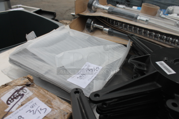 BRAND NEW SCRATCH AND DENT! Lancaster Table & Seating 164STB11SP Stamped Steel 11" Table Base Spider - Image 3 of 6
