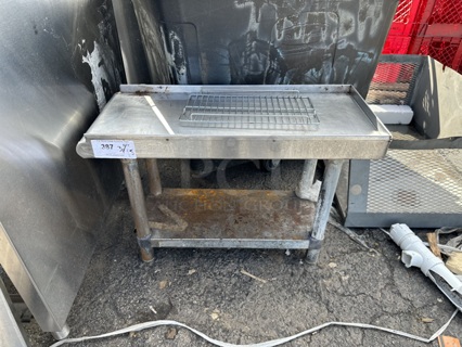 Stainless Steel Commercial Equipment Stand w/ Metal Under Shelf.