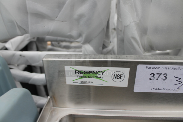 BRAND NEW SCRATCH AND DENT! Regency 600IB1824 Stainless Steel 18" x 24" Underbar Ice Bin - 77 lb. - Image 4 of 5