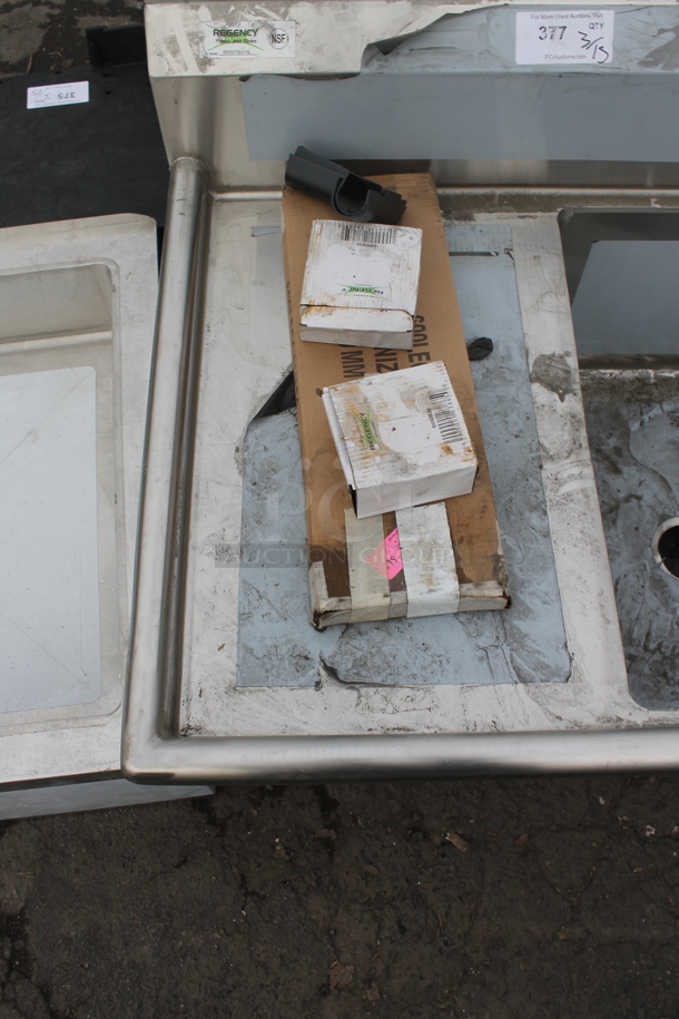 BRAND NEW SCRATCH AND DENT! Regency 600S2182418L Stainless Steel 2 Bay Sink w/ Left Side Drain Board. Bays 18x24. Drain Board 16.5x26 - Image 5 of 8