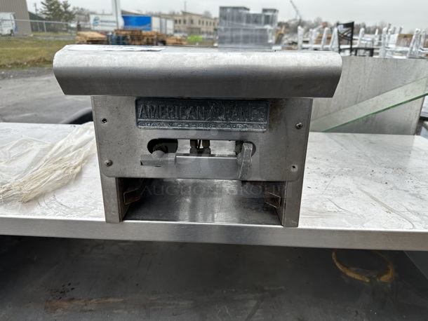 American Standard Stainless Steel Commercial Countertop Gas Powered 2 Burner Range.  - Image 2 of 5