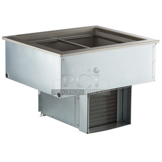 BRAND NEW! 2017 Delfield N8130B Stainless Steel Commercial Cold Pan Drop In. 115 Volts, 1 Phase. Tested and Working!