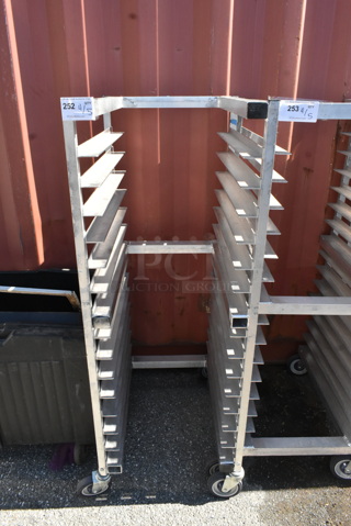 Metal Commercial Pan Transport Rack on Commercial Casters