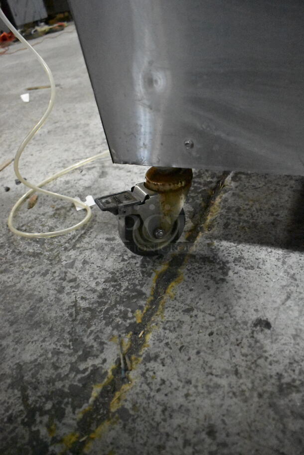 Hobart MG2032 Metal Commercial Floor Style Electric Powered Meat Mixer Grinder w/ Foot Pedal on Commercial Casters. 208 Volts, 3 Phase. - Image 7 of 7