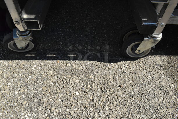 Metal Commercial Pan Transport Rack on Commercial Casters - Image 3 of 3