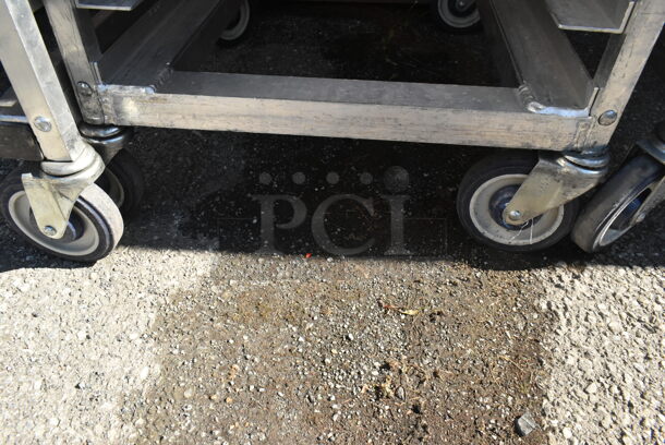 Channel Metal Commercial Pan Transport Rack on Commercial Casters - Image 3 of 3