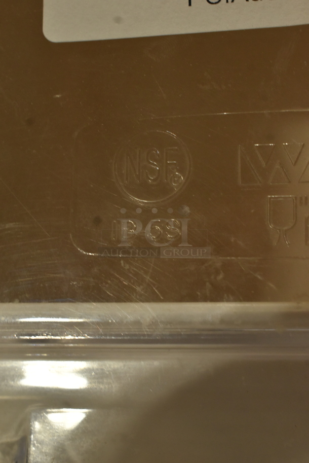 6 White Poly Ingredient Bin w/ Clear Lid. 6 Times Your Bid! - Image 3 of 3