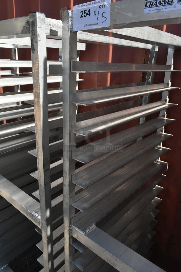 Channel Metal Commercial Pan Transport Rack on Commercial Casters - Image 2 of 3