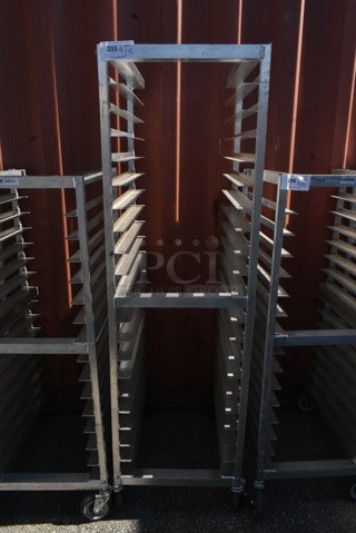 Metal Commercial Pan Transport Rack on Commercial Casters