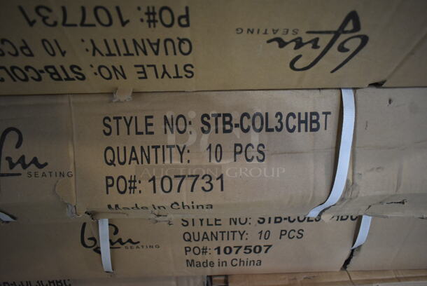 PALLET LOT of 14 Boxes of 10 BRAND NEW! BFM Seating STB-COL3CHBT Chrome Finish Table Base Columns. 14 Times Your Bid! - Image 3 of 10