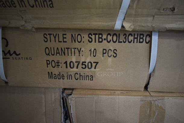 PALLET LOT of 14 Boxes of 10 BRAND NEW! BFM Seating STB-COL3CHBT Chrome Finish Table Base Columns. 14 Times Your Bid! - Image 4 of 10