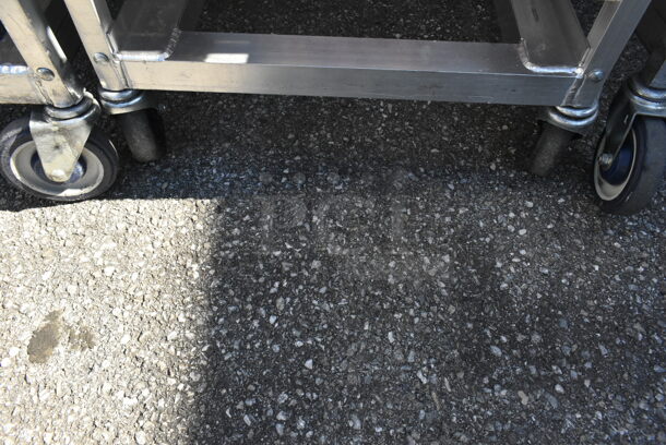 Metal Commercial Pan Transport Rack on Commercial Casters - Image 3 of 3