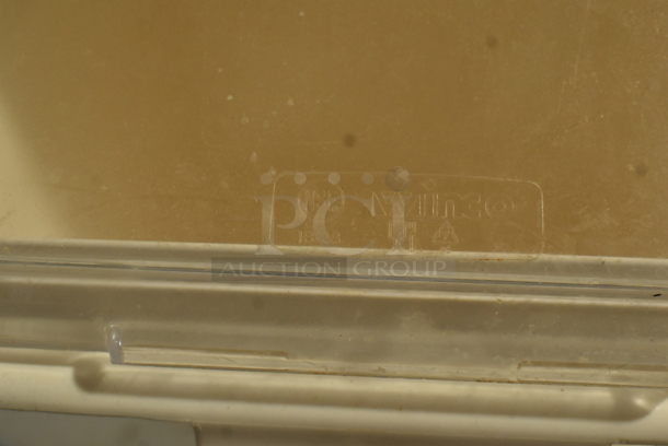 2 White Poly Ingredient Bin w/ 1 Clear Lid. 2 Times Your Bid! - Image 4 of 4
