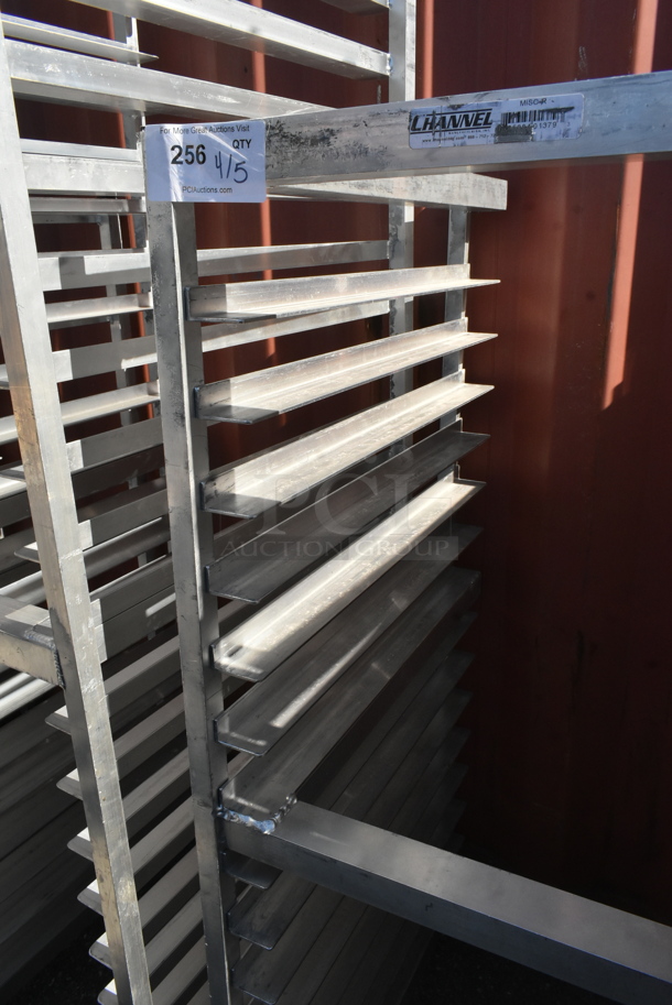 Channel Metal Commercial Pan Transport Rack on Commercial Casters - Image 2 of 3