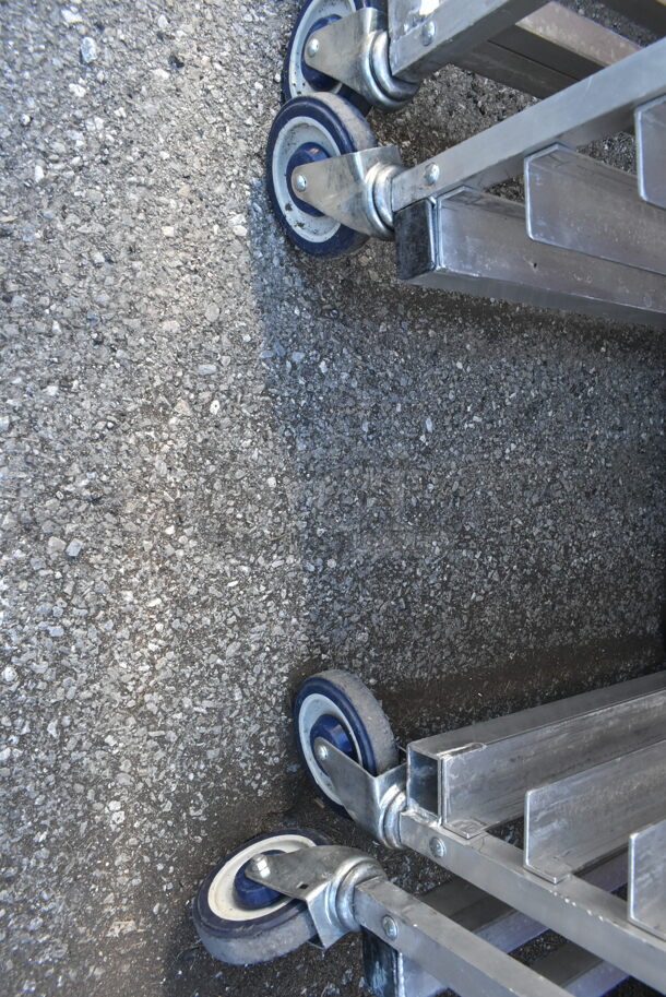 Metal Commercial Pan Transport Rack on Commercial Casters - Image 3 of 3