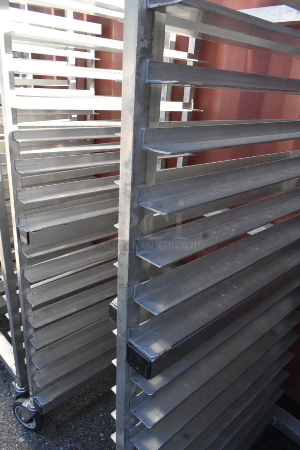 Metal Commercial Pan Transport Rack on Commercial Casters - Image 3 of 3