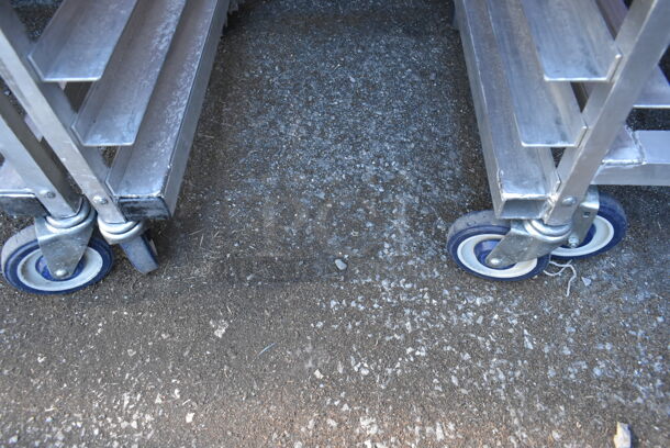 Metal Commercial Pan Transport Rack on Commercial Casters - Image 3 of 3