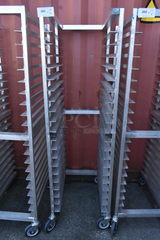 Metal Commercial Pan Transport Rack on Commercial Casters