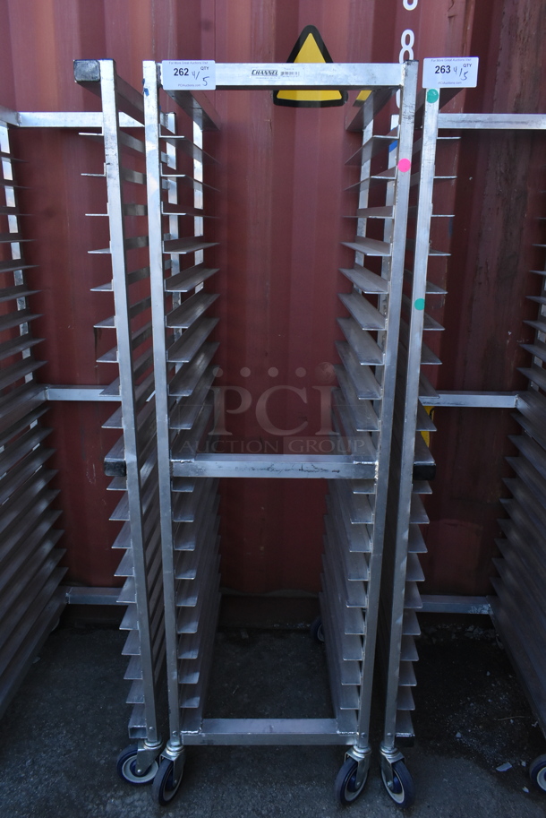 Metal Commercial Pan Transport Rack on Commercial Casters - Image 1 of 3