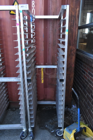 Metal Commercial Pan Transport Rack on Commercial Casters