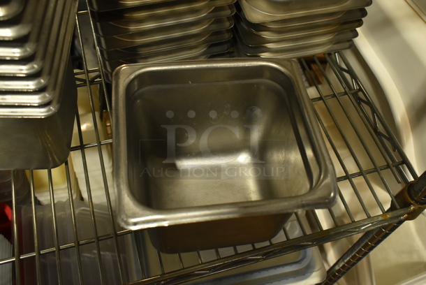 9 Stainless Steel 1/6 Size Drop In Bins. 1/6x6. 9 Times Your Bid! - Image 3 of 4